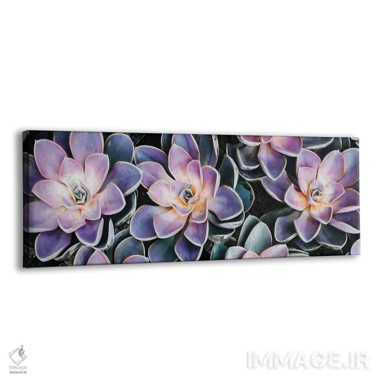 تابلو پسزمینهای از گیاهان گوشتی کوچک اثر ایوجنیا بیدیوک - نمای پرسپکتیو محصول