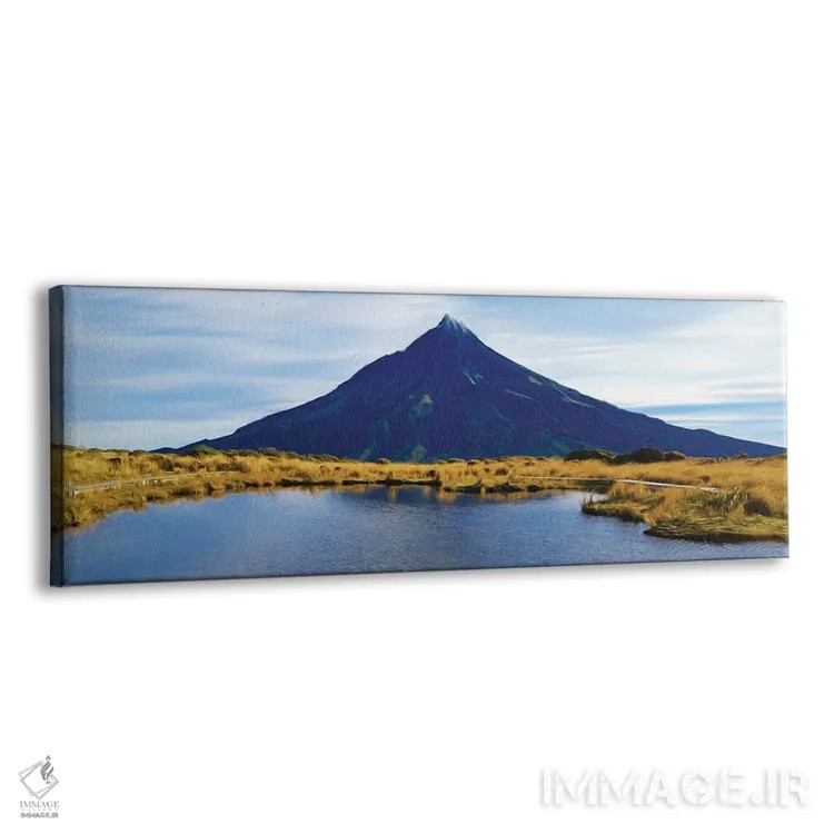 تابلو تاراناکی کوهی آتشفشانی در نیوزیلند است اثر ایوجنیا بیدیوک - نمای پرسپکتیو محصول