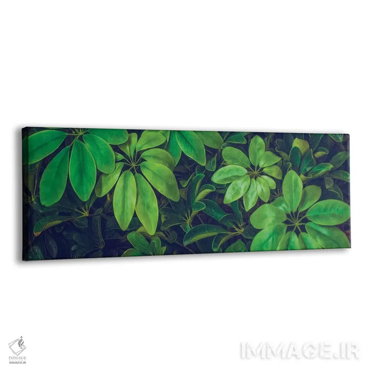 تابلو پسزمینه گیاه شفلرا نورا اثر ایوجنیا بیدیوک - نمای پرسپکتیو محصول