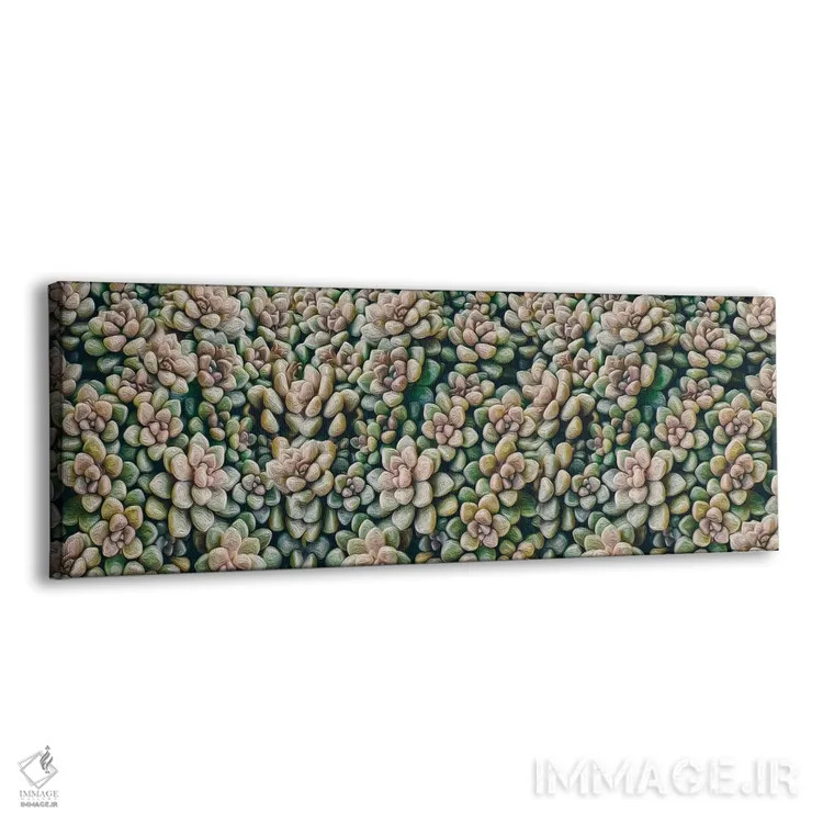 تابلو پسزمینهای از ساکولنتهای کوچک اثر ایوجنیا بیدیوک - نمای پرسپکتیو محصول