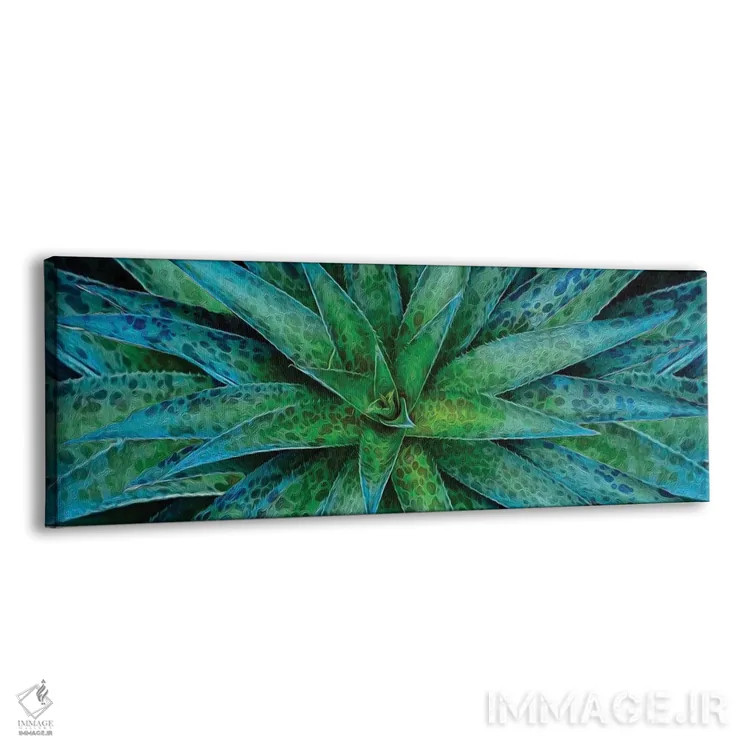 تابلو آگاو نعنایی اثر ایوجنیا بیدیوک - نمای پرسپکتیو محصول