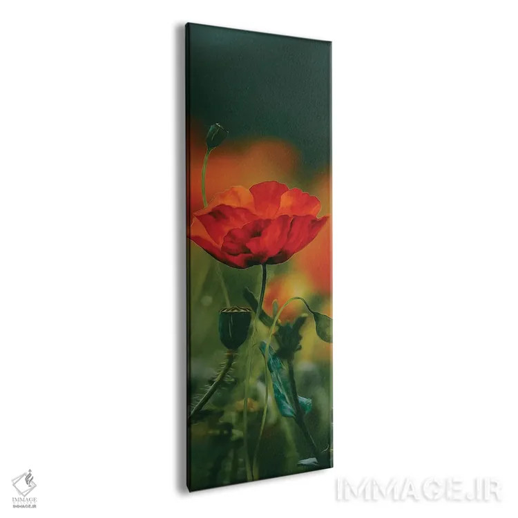 تابلو شکوفه شقایق اثر ایوجنیا بیدیوک - نمای پرسپکتیو محصول