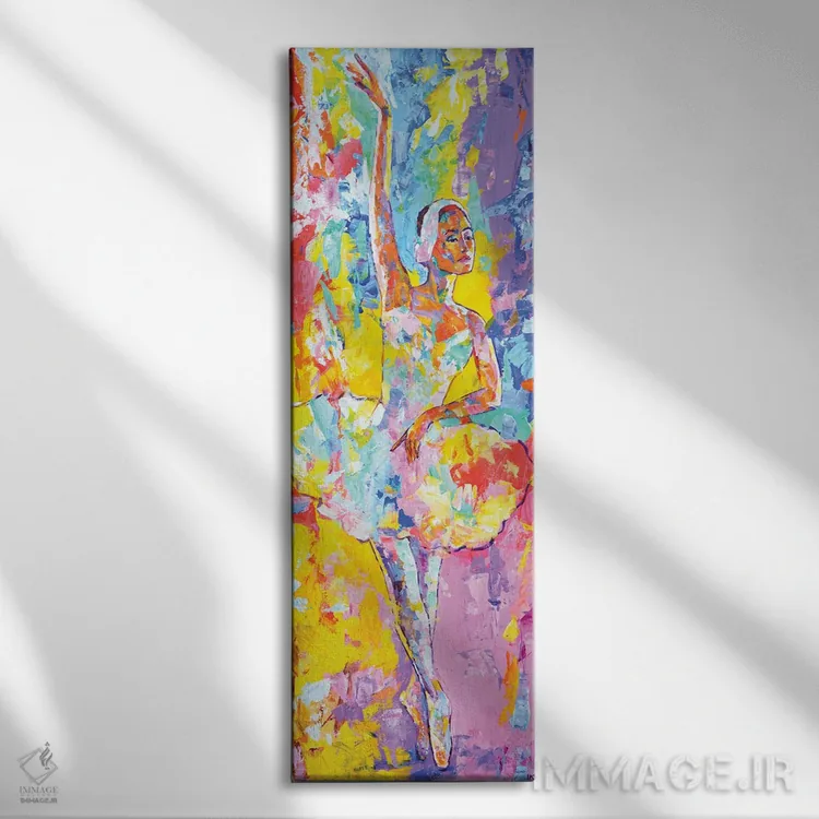 تابلو رقاص باله اثر ایرینا کاستسووا - نمای روبهرو روی دیوار