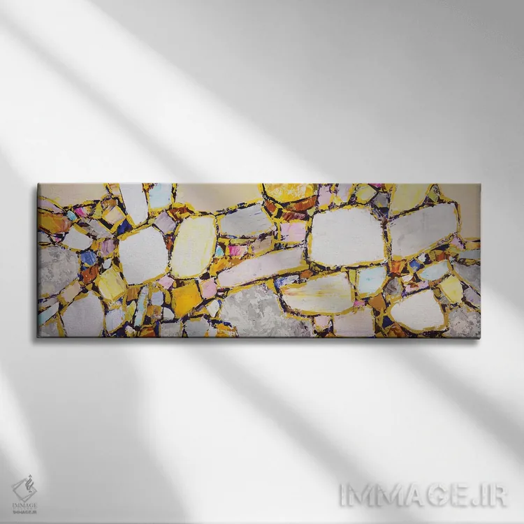 تابلو جواهرات و طلا اثر ایرینا کاستسووا - نمای روبهرو روی دیوار