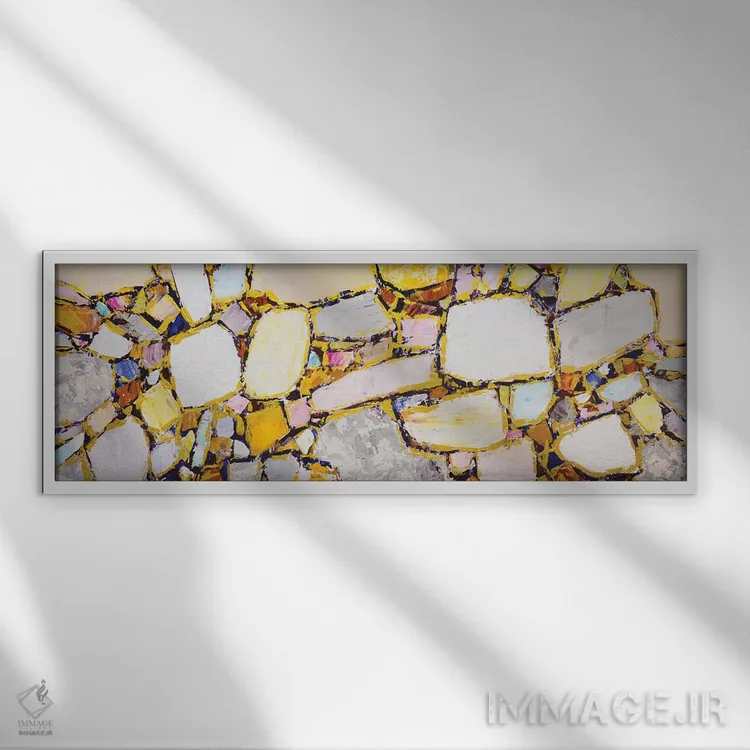 تابلو جواهرات و طلا اثر ایرینا کاستسووا - نمای قابدار سفید