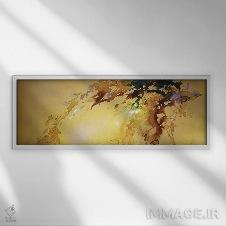 تابلو سه پرنده اثر ایگور ژوک - نمای قابدار سفید