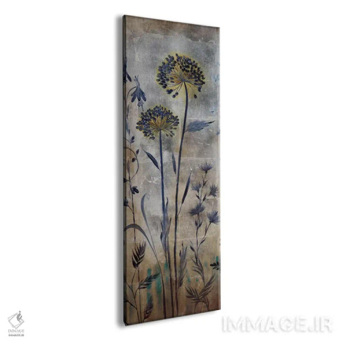 تابلو گیاهان نقرهای دو اثر لیز جارباور - نمای پرسپکتیو محصول