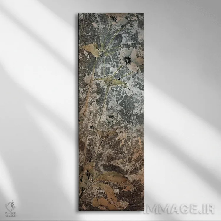 تابلو شکوفههای باریک یک اثر لیز جارباور - نمای روبهرو روی دیوار