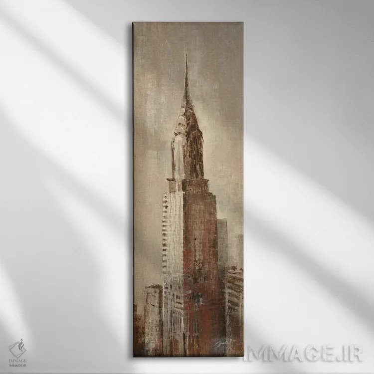 تابلو مناظر نیویورک ۱ اثر لیز جارباور - نمای روبهرو روی دیوار