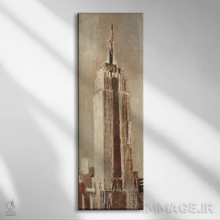 تابلو مناظر نیویورک ۲ اثر لیز جارباور - نمای روبهرو روی دیوار