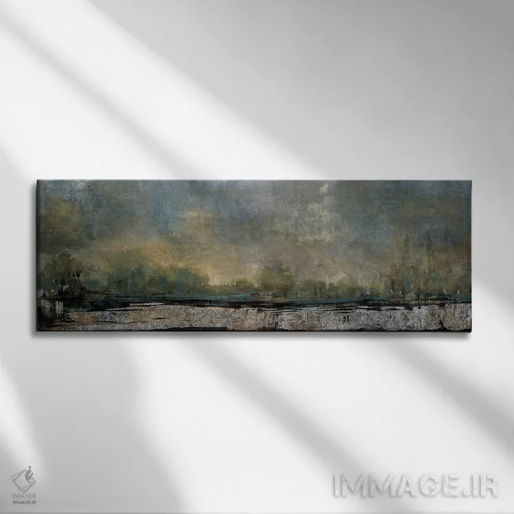 تابلو منظره شاعرانه اثر لیز جارباور - نمای روبهرو روی دیوار