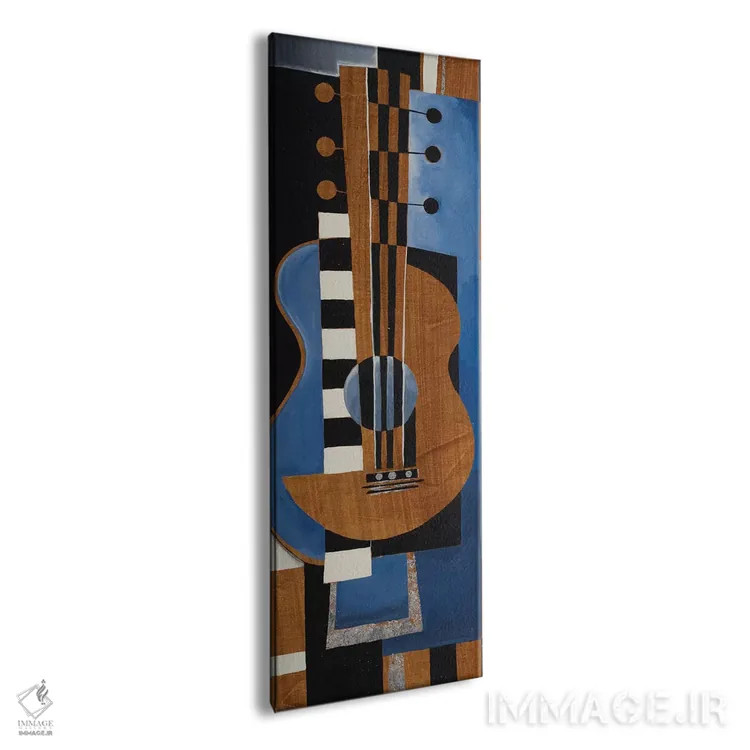 تابلو گیتار بلوز اثر لیز جارباور - نمای پرسپکتیو محصول