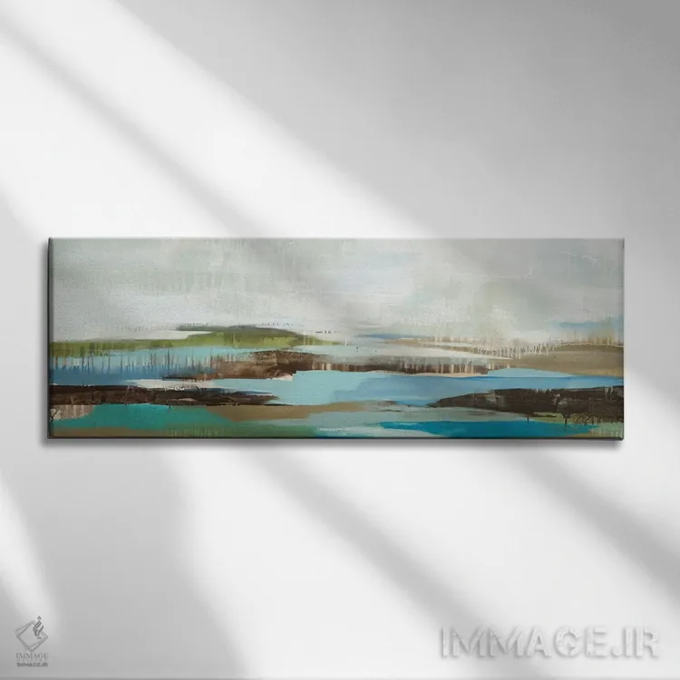 تابلو جاده پشتی ساحل اثر لیز جارباور - نمای روبهرو روی دیوار