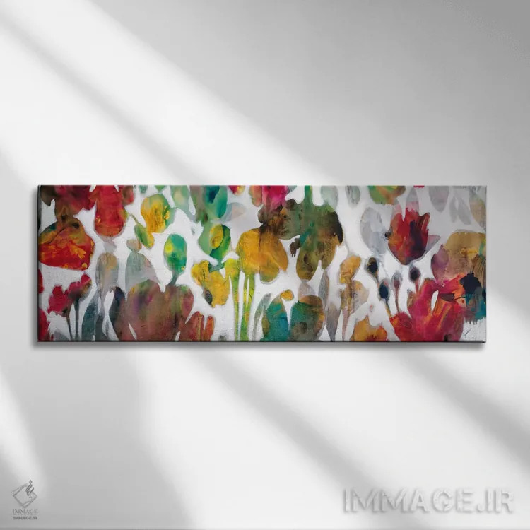 تابلو زمین نو اثر لیز جارباور - نمای روبهرو روی دیوار