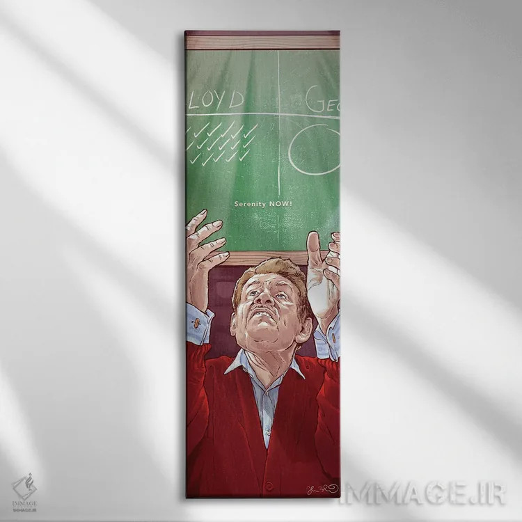 تابلو فرانک (مجموعه ساینفلد) اثر جاشوا بودیچ - نمای روبهرو روی دیوار