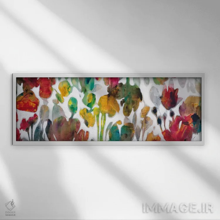 تابلو زمین نو اثر لیز جارباور - نمای قابدار سفید