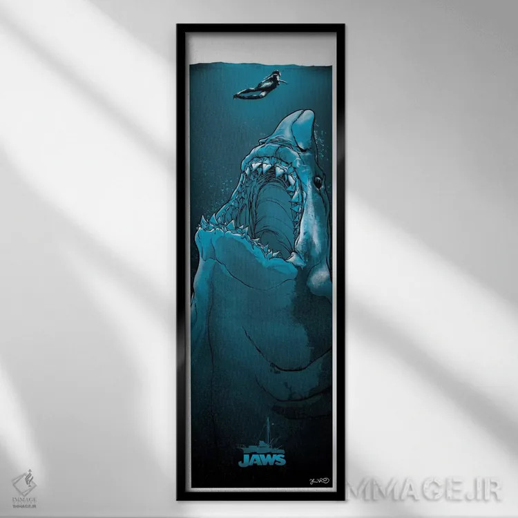 تابلو آروارهها (فیلم) اثر جاشوا بودیچ - نمای قابدار مشکی