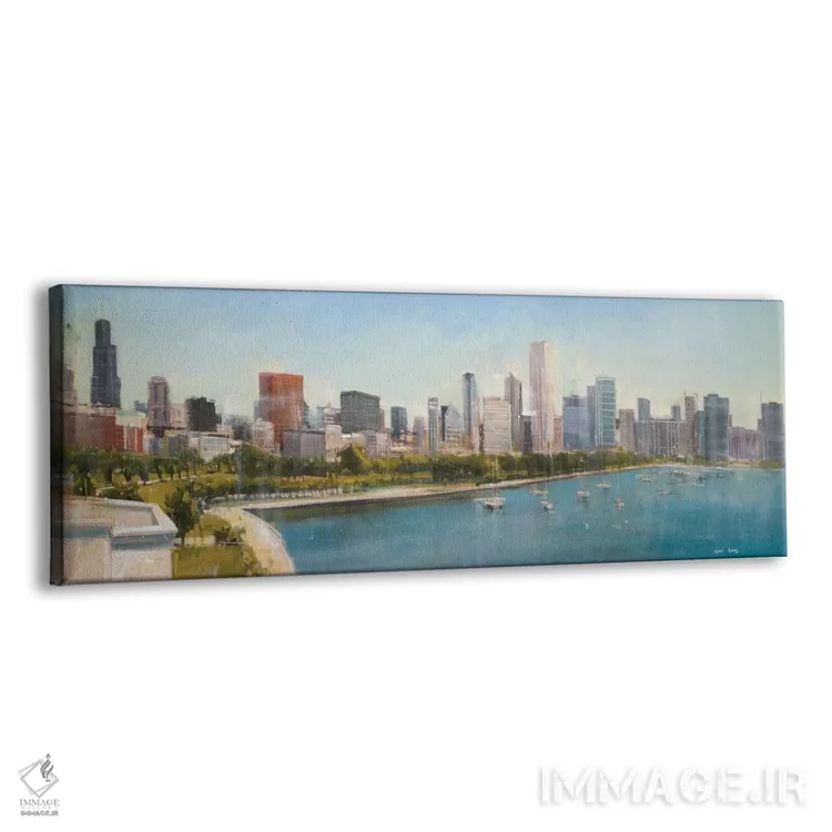 تابلو خط افق ۲ اثر جوزف کیتس - نمای پرسپکتیو محصول