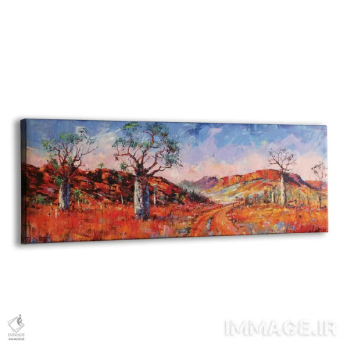 تابلو درختان بائوباب I اثر ژوس کوفرر - نمای پرسپکتیو محصول