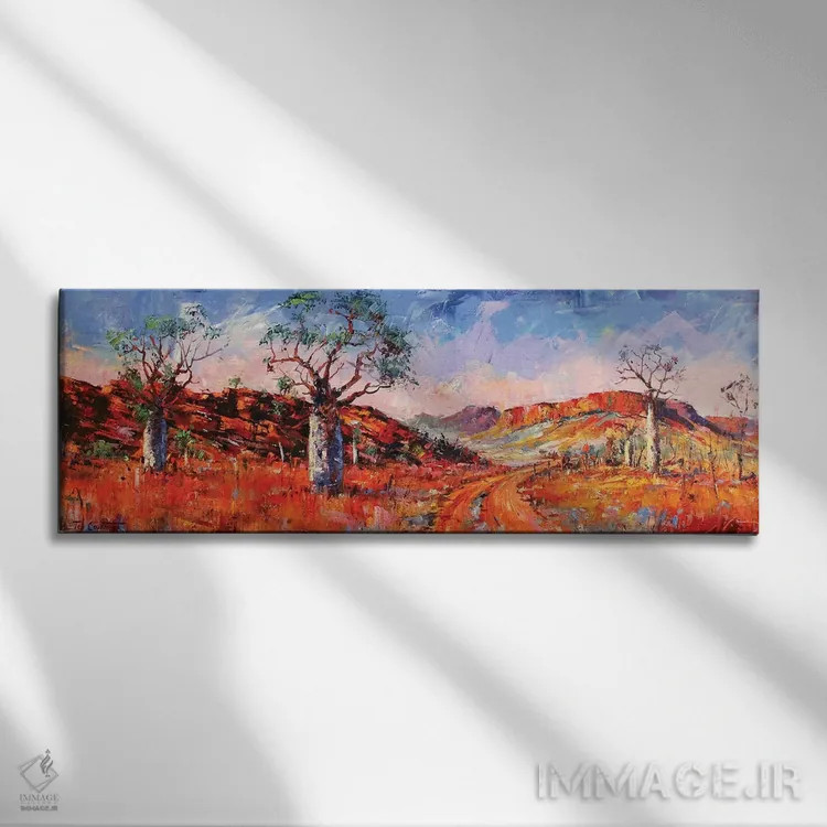 تابلو درختان بائوباب I اثر ژوس کوفرر - نمای روبهرو روی دیوار