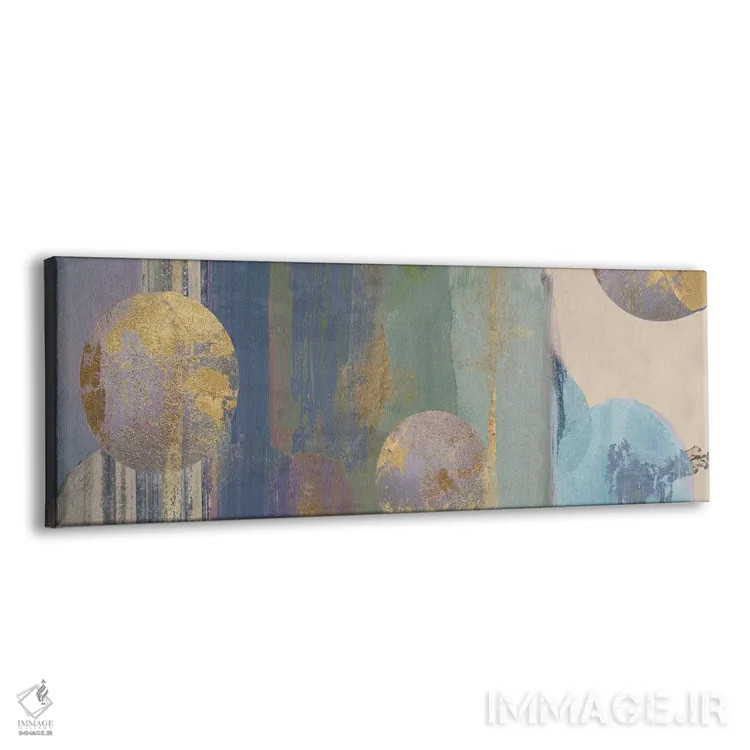 تابلو بستنی یخی آبی I اثر جیکوب کیو - نمای پرسپکتیو محصول