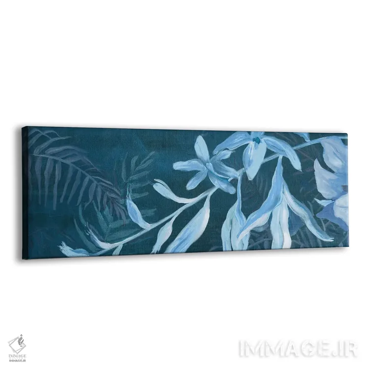 تابلو سمفونی شکوفه آبی اثر جیکوب کیو - نمای پرسپکتیو محصول
