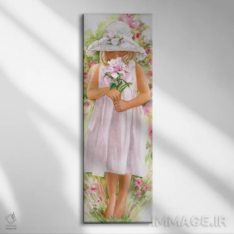 تابلو شاهزاده گل صدتومانی اثر جودیت استاین - نمای روبهرو روی دیوار