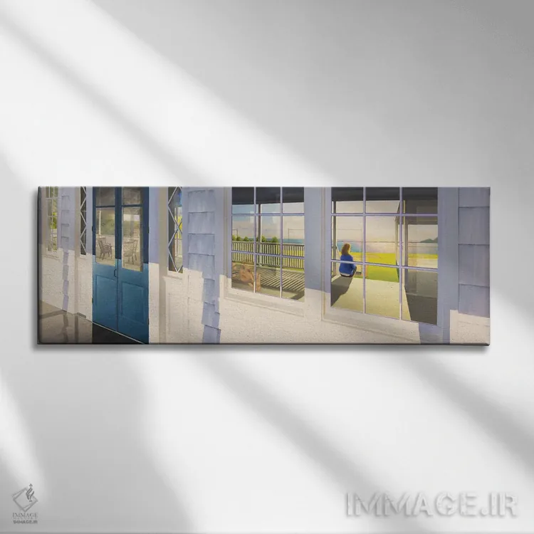 تابلو فکر نکنم میدانستی که در این آهنگ هستی اثر جف کارپنتر - نمای روبهرو روی دیوار