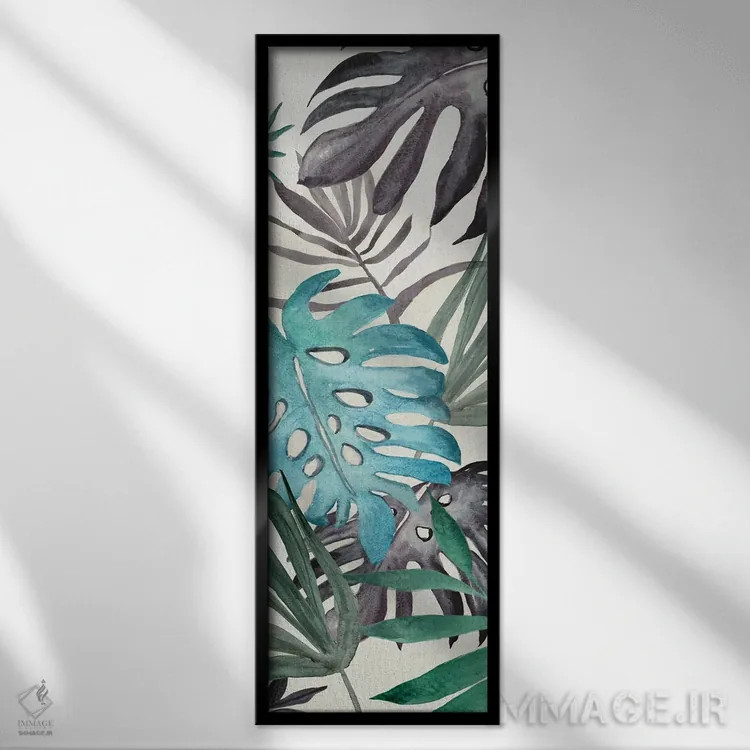 تابلو گلهای ساحلی II اثر جیکوب کیو - نمای قابدار مشکی