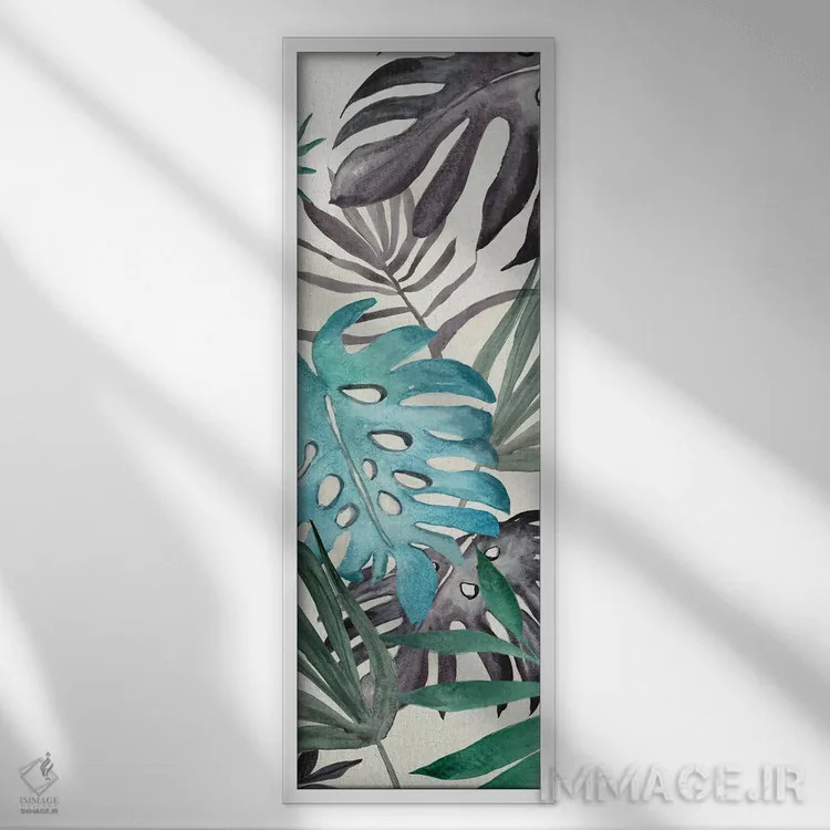 تابلو گلهای ساحلی II اثر جیکوب کیو - نمای قابدار سفید