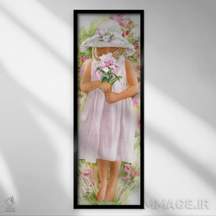 تابلو شاهزاده گل صدتومانی اثر جودیت استاین - نمای قابدار مشکی