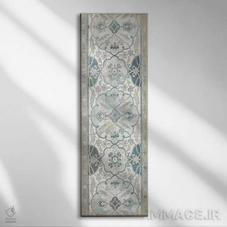 تابلو پنل ایرانی عتیقه ۲ اثر جون اریکا وس - نمای روبهرو روی دیوار