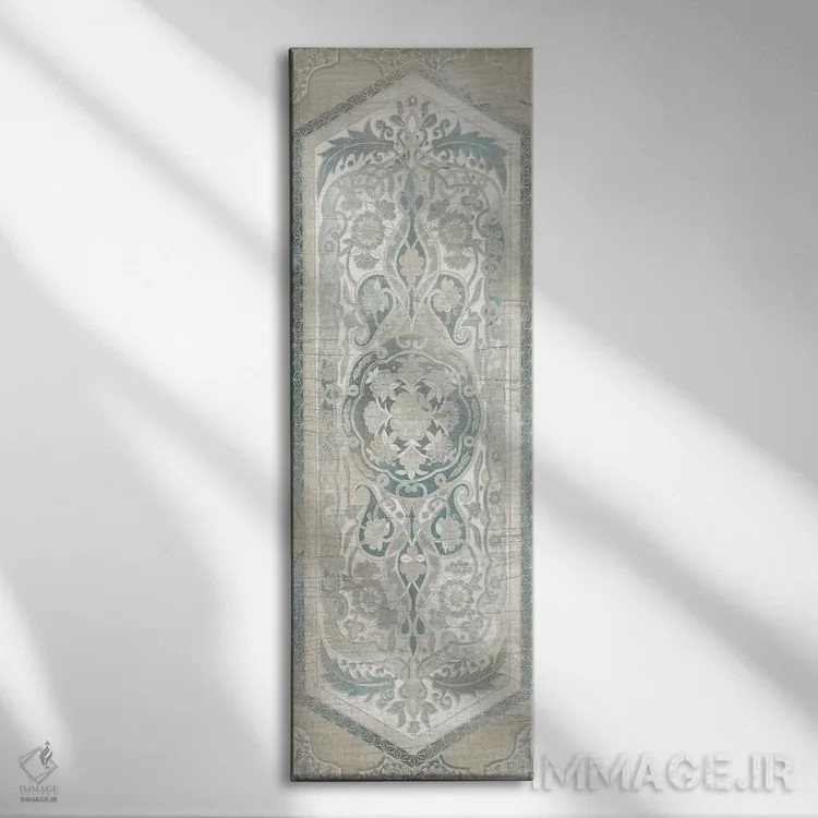 تابلو پنل ایرانی عتیقه ۴ اثر جون اریکا وس - نمای روبهرو روی دیوار