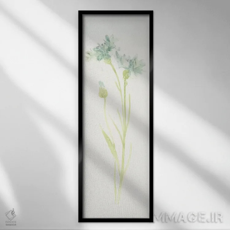 تابلو مطالعه گل ذرت ۱ اثر جون اریکا وس - نمای قابدار مشکی
