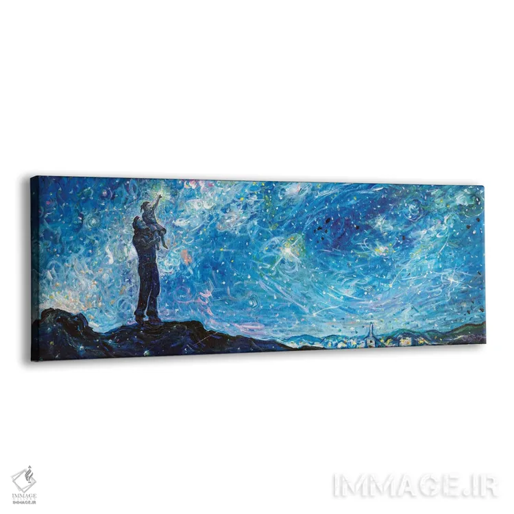 تابلو نمک و نور اثر جف جانسون - نمای پرسپکتیو محصول