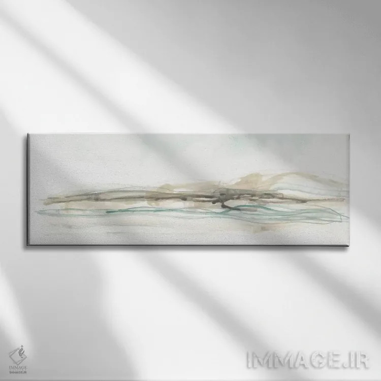 تابلو منظر تپهای روان دوم اثر جون اریکا وس - نمای روبهرو روی دیوار