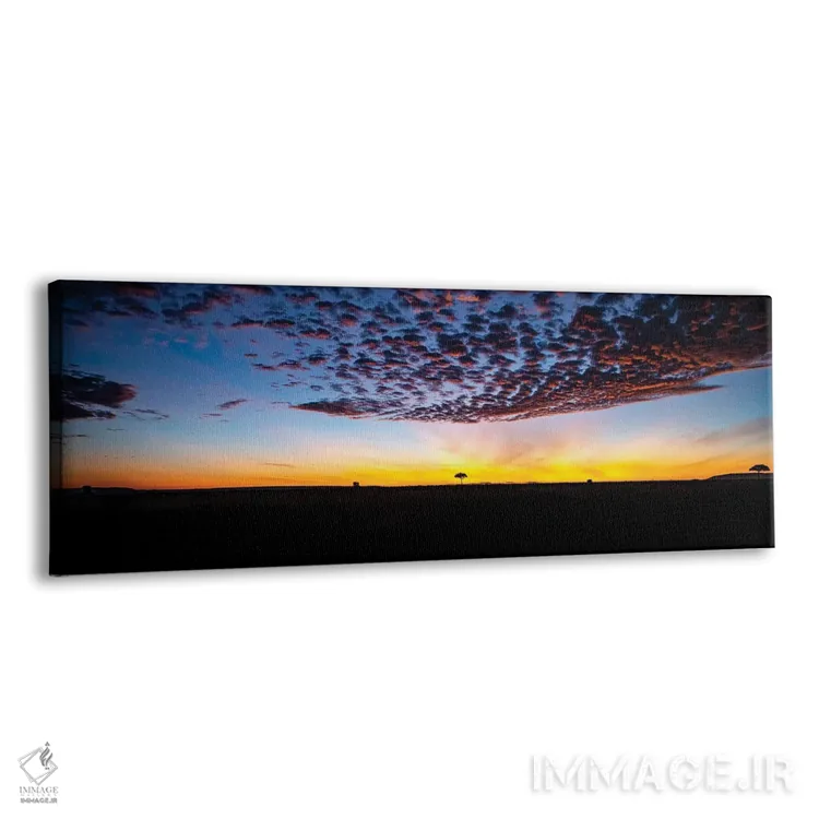 تابلو آسمان اول صبح اثر جنت فیکار - نمای پرسپکتیو محصول
