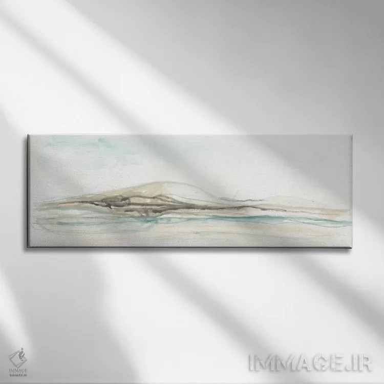 تابلو منظر تپهای روان یکم اثر جون اریکا وس - نمای روبهرو روی دیوار