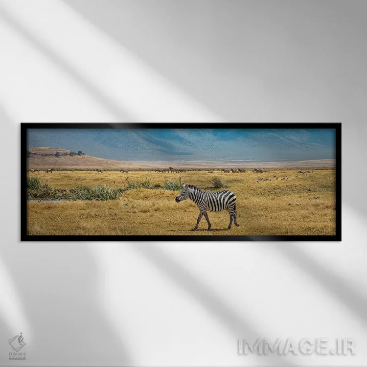 تابلو گلهام کجاست؟ اثر جنت فیکار - نمای قابدار مشکی