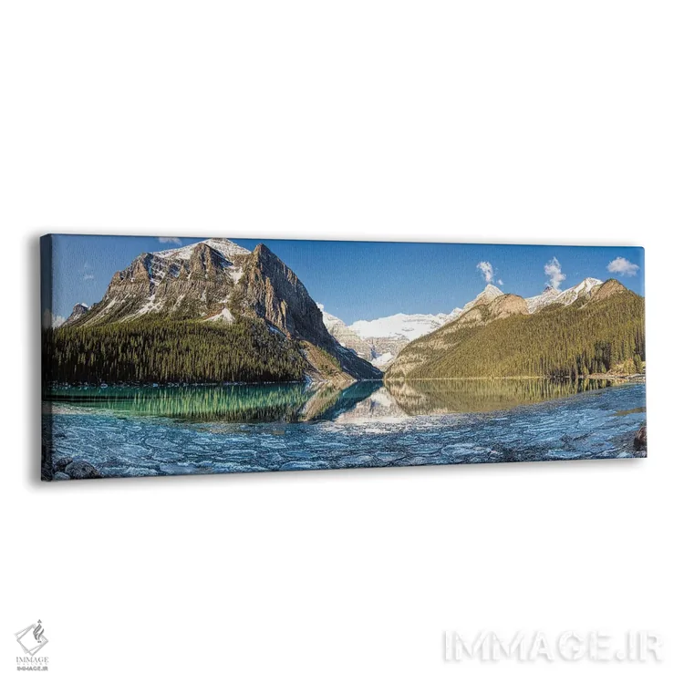 تابلو آب شدن یخ دریاچه لوییز اثر جنت فیکار - نمای پرسپکتیو محصول