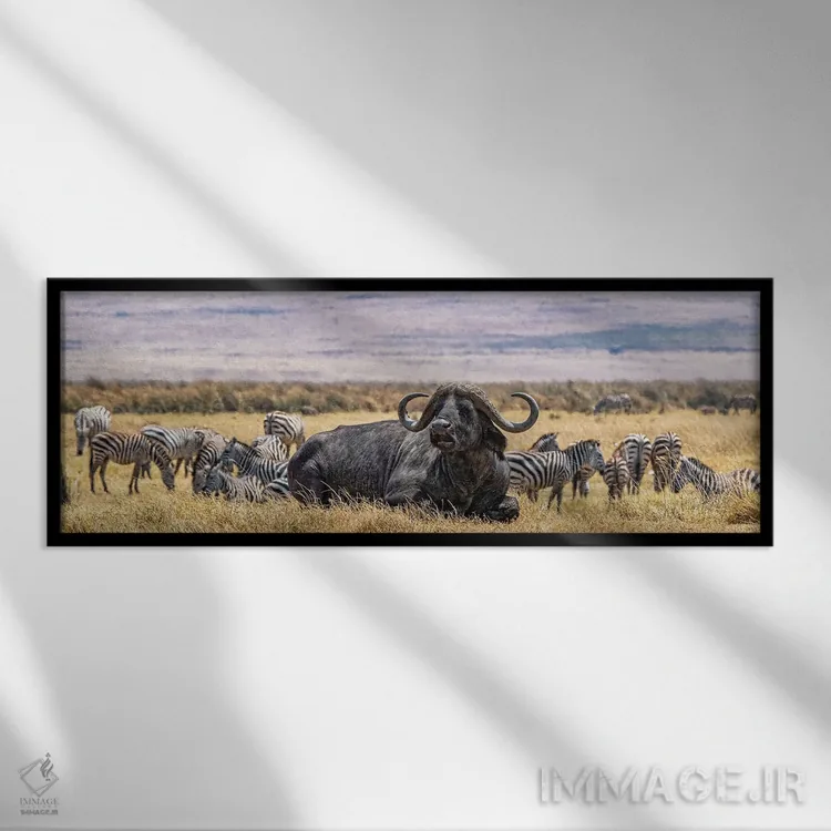 تابلو سلطان تپه اثر جنت فیکار - نمای قابدار مشکی