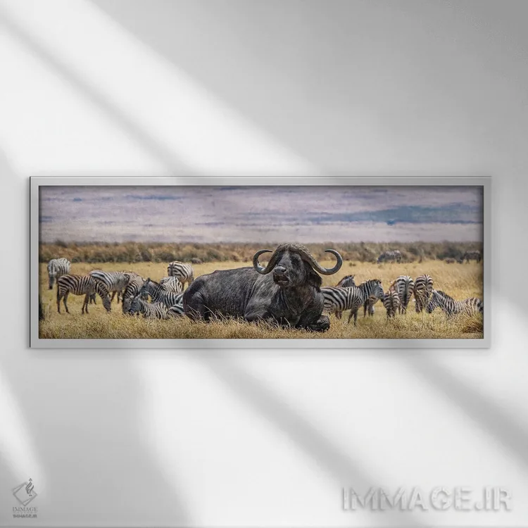 تابلو سلطان تپه اثر جنت فیکار - نمای قابدار سفید