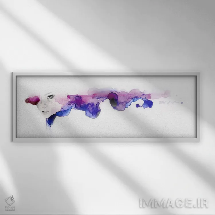 تابلو چیزی باقی نمانده اثر جوانا هابر - نمای قابدار سفید