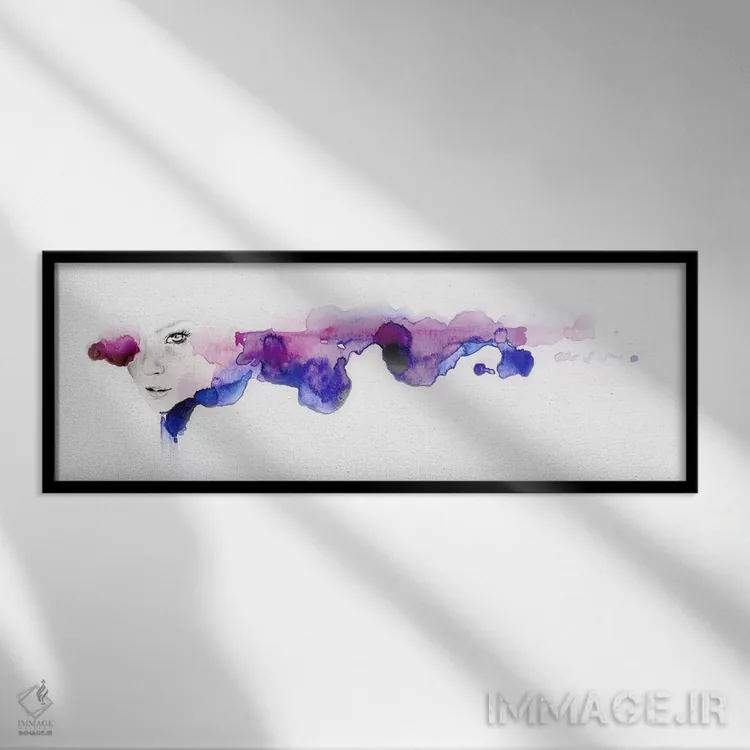 تابلو چیزی باقی نمانده اثر جوانا هابر - نمای قابدار مشکی