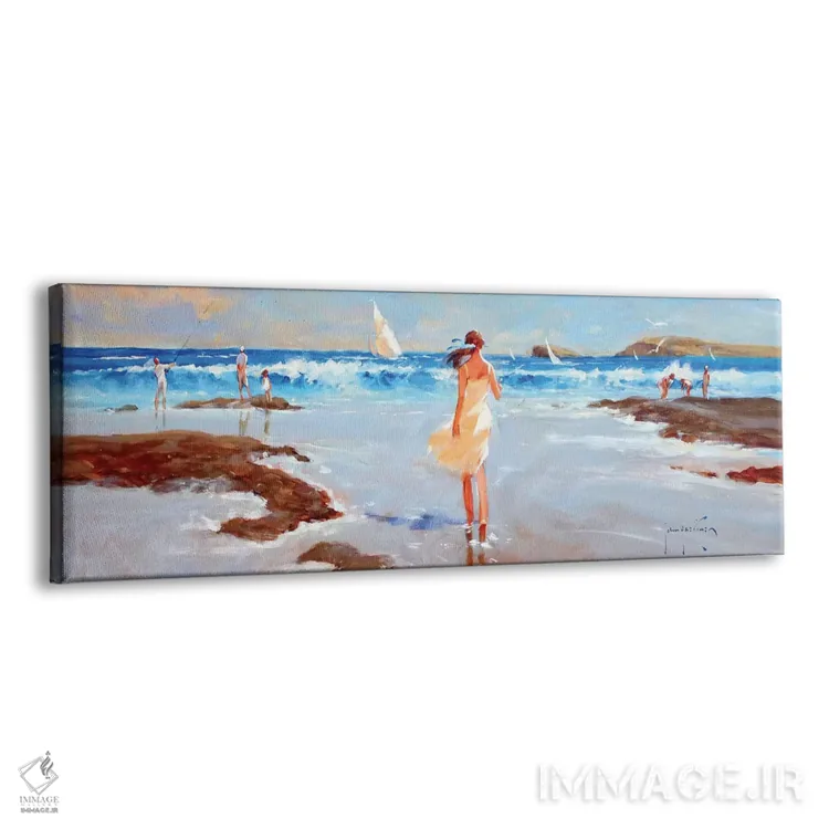 تابلو جزر و مد اقیانوس اثر جان هاسکینز - نمای پرسپکتیو محصول