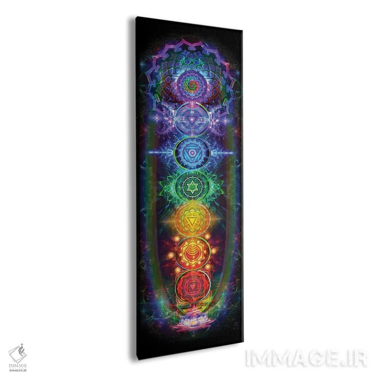 تابلو چاکراها اثر جامبی (نام هنری/لقب) - نمای پرسپکتیو محصول