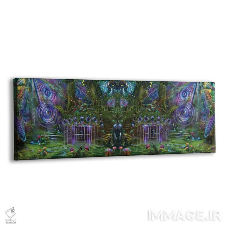 تابلو آینه باغ صدا اثر جامبی (نام هنری/لقب) - نمای پرسپکتیو محصول