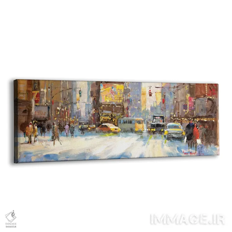 تابلو میدان تایمز I اثر جان هاسکینز - نمای پرسپکتیو محصول