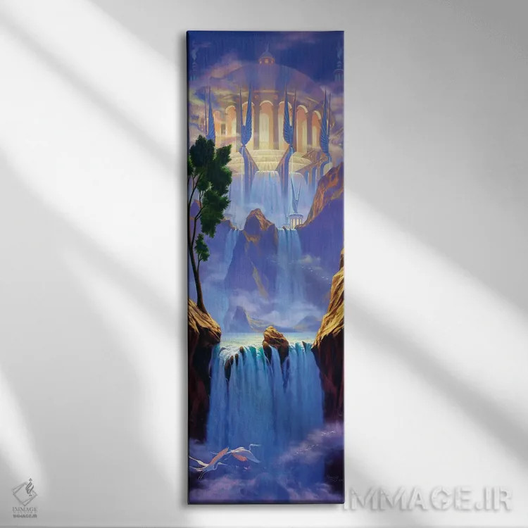 تابلو صهیون اثر جف هینی - نمای روبهرو روی دیوار