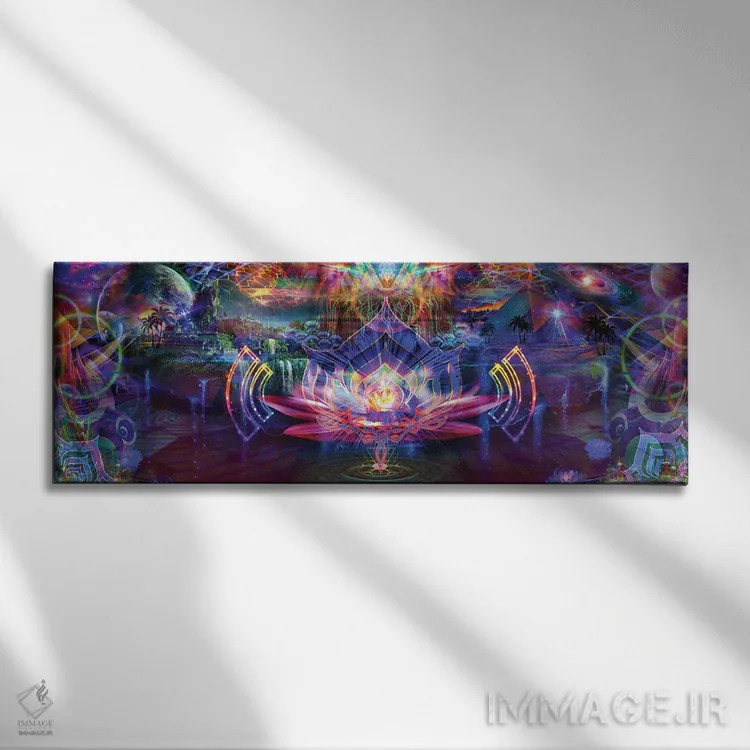 تابلو الهه هوا اثر جامبی (نام هنری/لقب) - نمای روبهرو روی دیوار